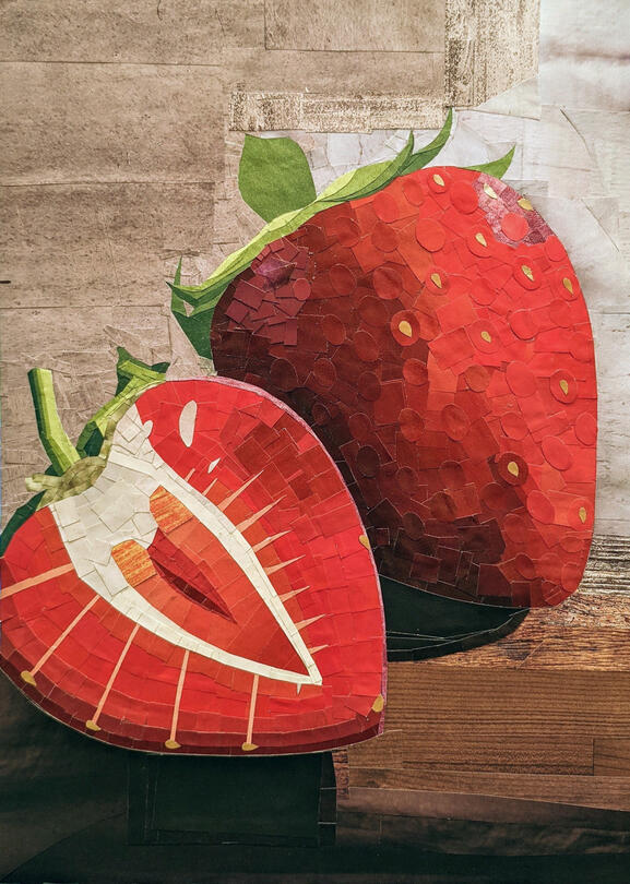 Strawberry Collage