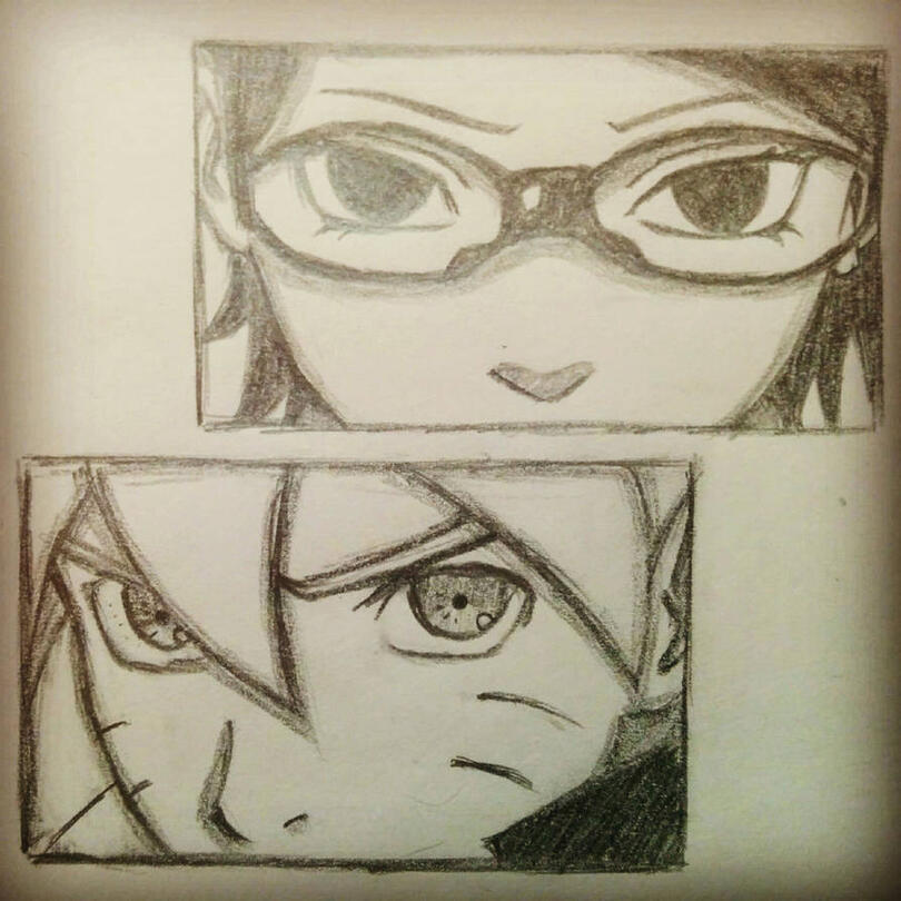 Boruto and Sarada